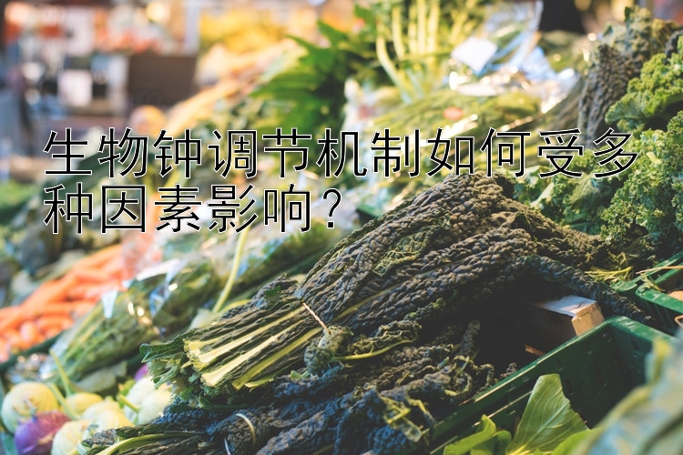 生物钟调节机制如何受多种因素影响？