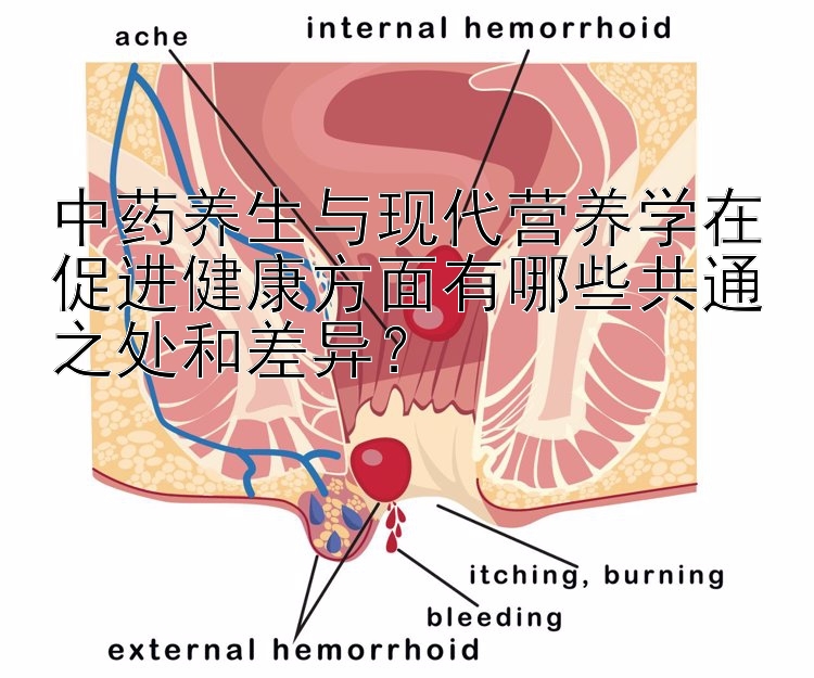 中药养生与现代营养学在促进健康方面有哪些共通之处和差异？